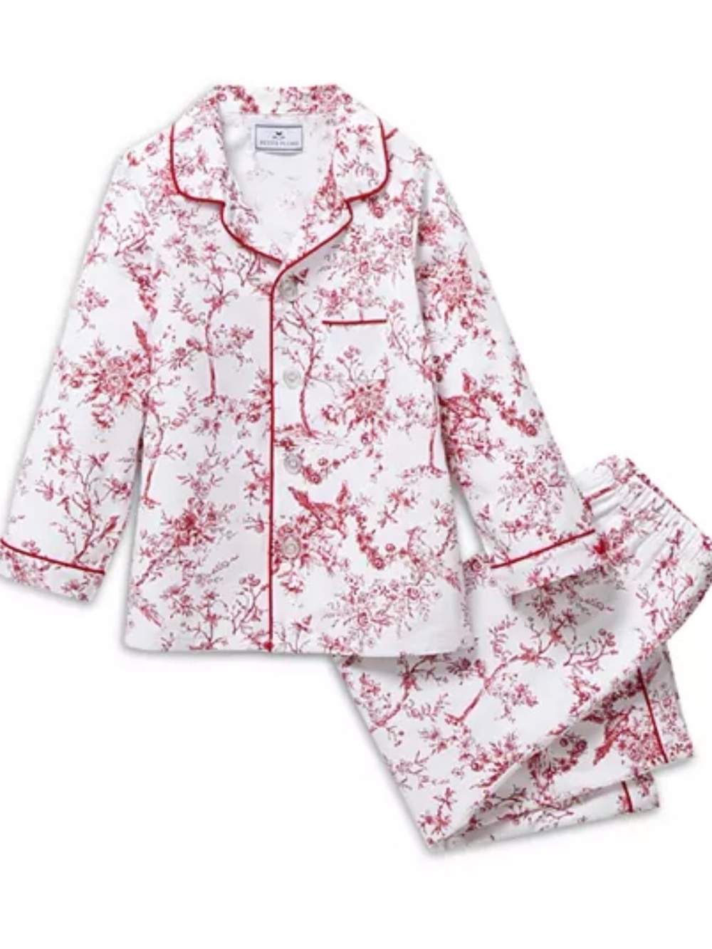 Girls' Timeless Toile Twill Pajama Set -